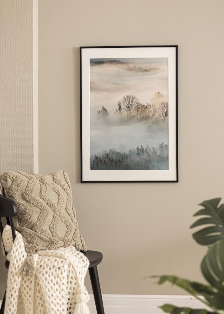 BGA Rahmen New Lifestyle Acrylglas Matt Schwarz 60x90 cm