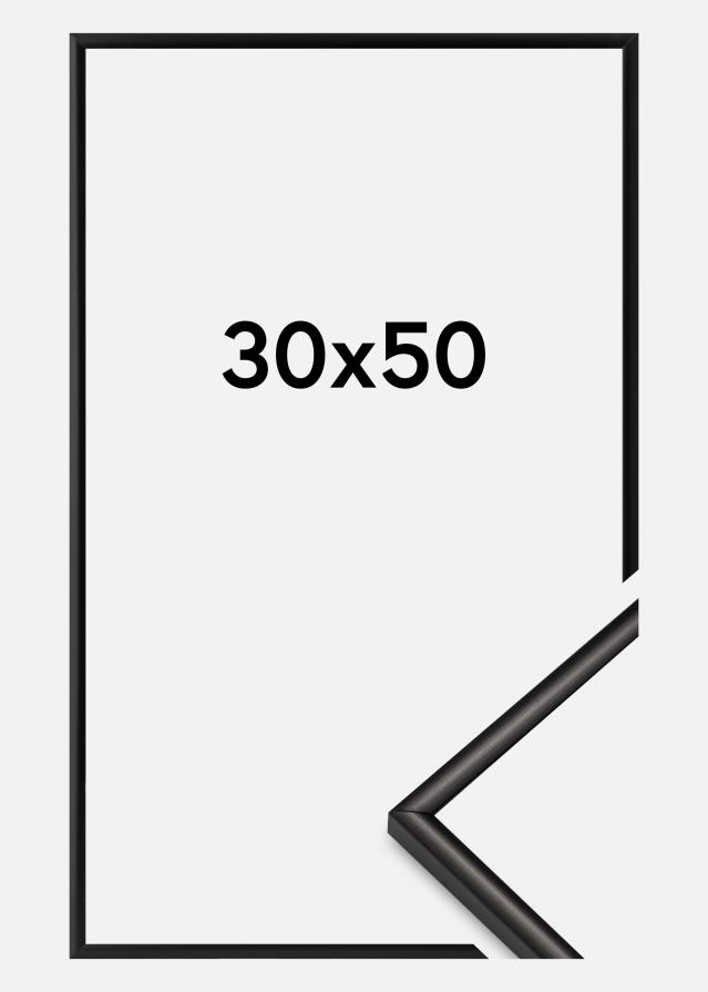 BGA Rahmen New Lifestyle Acrylglas Matt Schwarz 30x50 cm