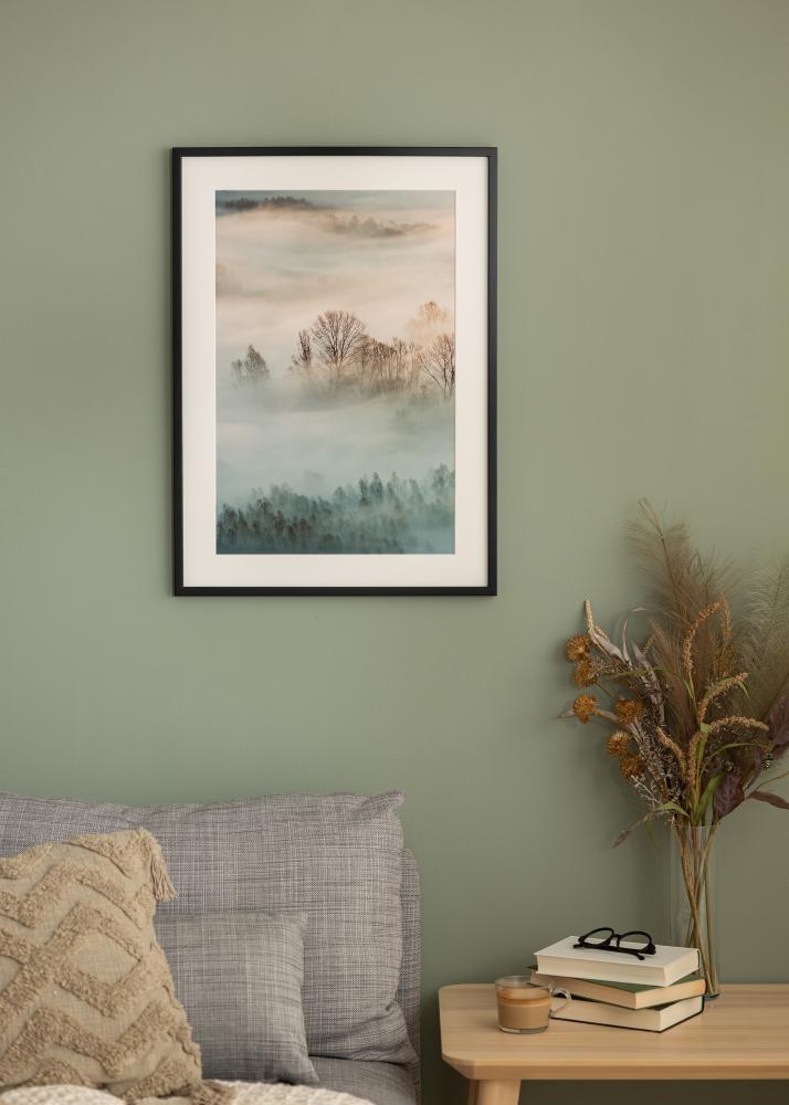 Estancia Rahmen Exklusiv Schwarz 40x40 cm