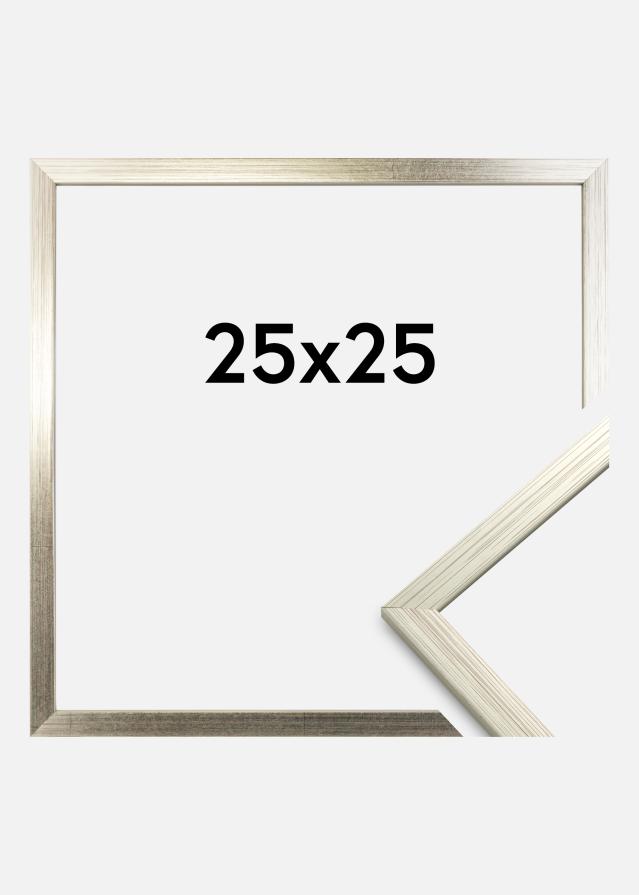 Galleri 1 Rahmen Edsbyn Acrylglas Silber 25x25 cm