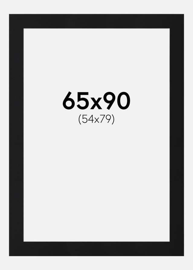 Artlink Passepartout Schwarz Standard (weißer Kern) 65x90 cm (54x79)