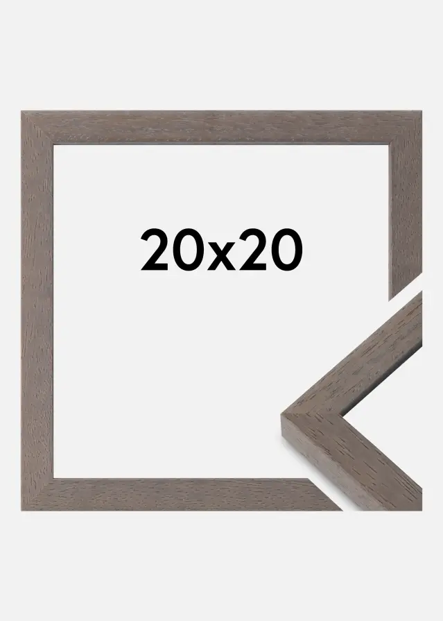 Mavanti Rahmen Hermes Acrylglas Grau 20x20 cm