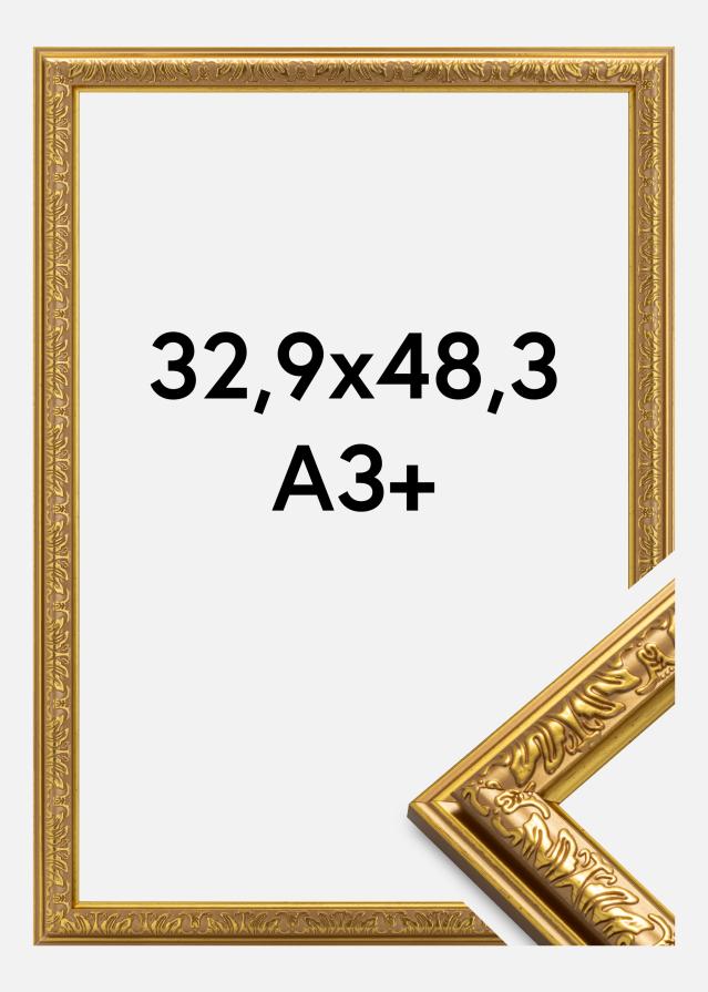 Artlink Rahmen Nostalgia Acrylglas Gold 32,9x48,3 cm (A3+)