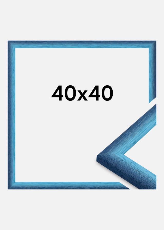 Jämtlands Ramfabrik Rahmen Cornwall Acrylglas Dunkelblau 40x40 cm