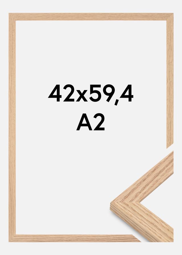 Galleri 1 - Extern Rahmen Tidlös Acrylglas Massiv Eiche 42x59,4 cm (A2)