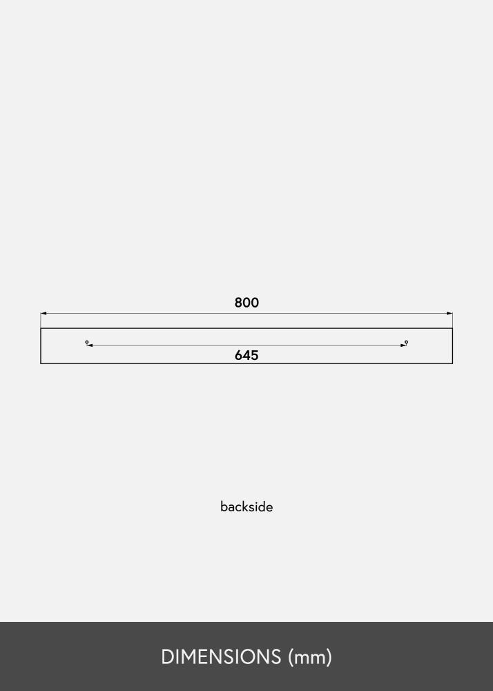 KAILA KAILA Bilderleiste Schwarz 80 cm