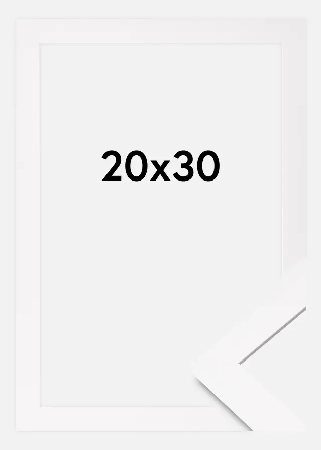 BGA Rahmen BGA Classic Acrylglas Weiß 20x30 cm