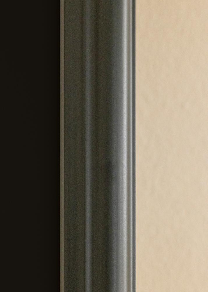 Ram med passepartou Rahmen Siljan Schwarz 60x60 cm - Passepartout Schwarz 50x50 cm