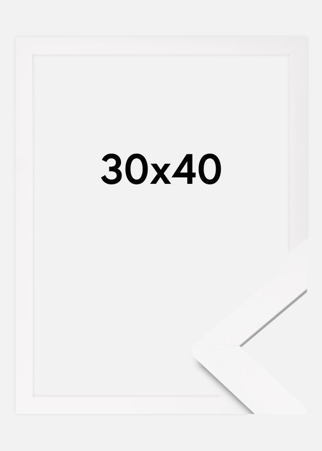 BGA Rahmen BGA Classic Acrylglas Weiß 30x40 cm