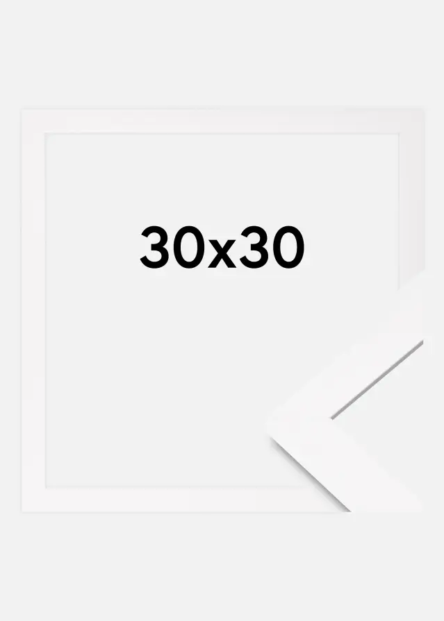 BGA Rahmen BGA Classic Acrylglas Weiß 30x30 cm