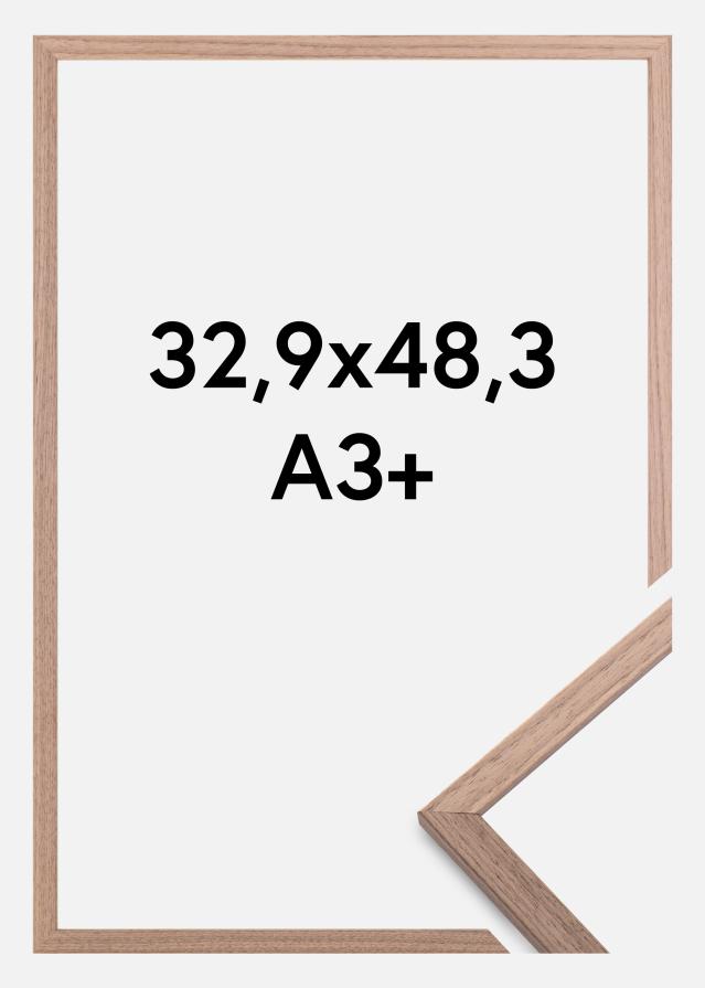 Galleri 1 Rahmen Edsbyn Walnuss Hell 32,9x48,3 cm (A3+)