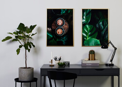 Elegante Goldrahmen passen zu fast allen Motiven, egal ob es sich um Poster oder eigene Bilder handelt