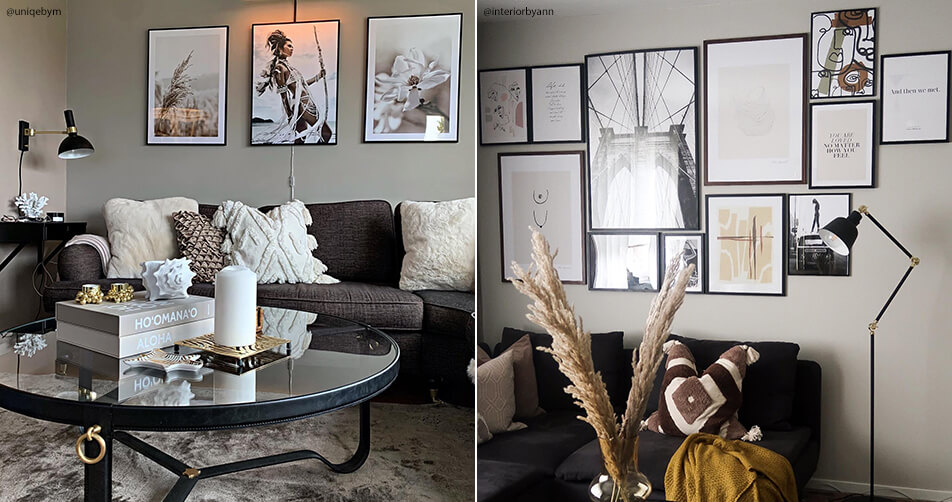 Wohnzimmereinrichtung Idee - maximalistischer Wohnstil