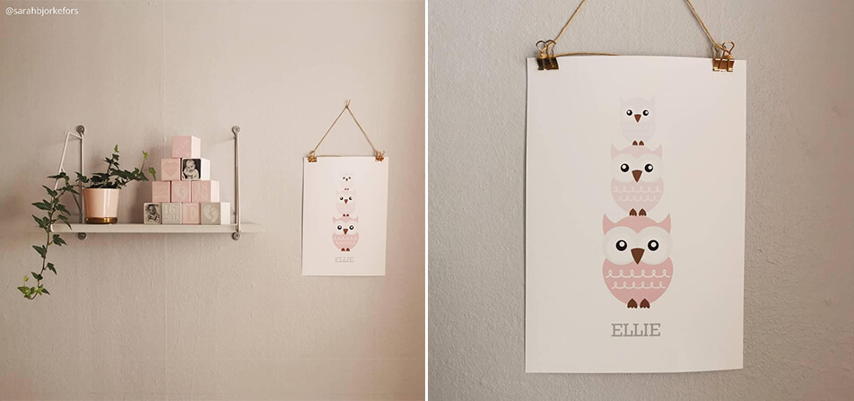 Kinderzimmereinrichtung - Namensbild für Kinder