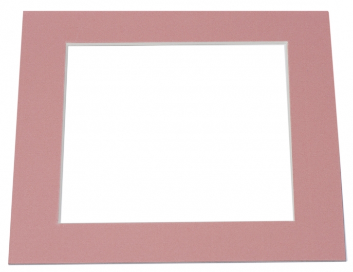 Schickes rosafarbenes Passepartout