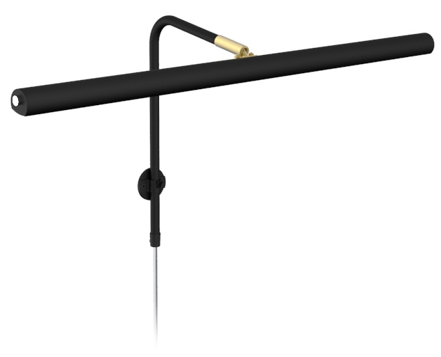 Texa Design Gallery LED 60 cm für Rahmenbreite +90 cm Bildbeleuchtung - Schwarz